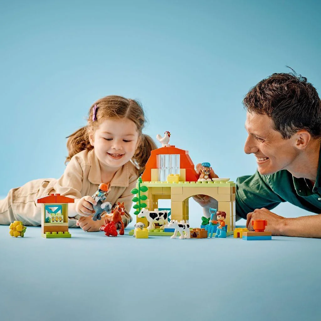 Set de constructie LEGO Duplo Ingrijirea animalelor la ferma, 74 el. foto