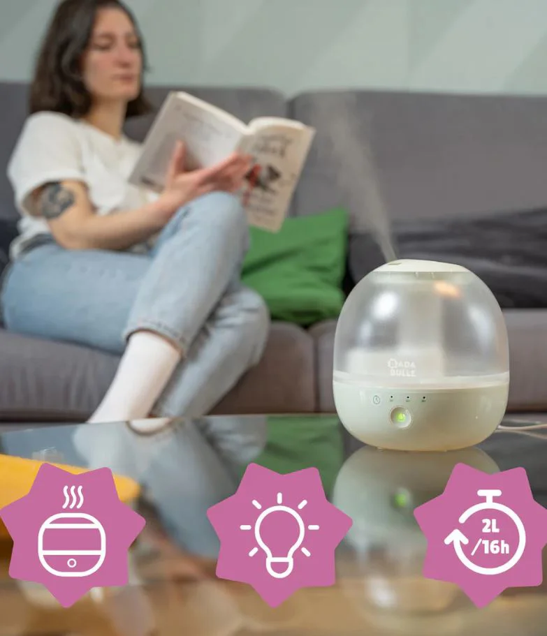 Umidificator si lampa de veghe Badabulle Bubble foto