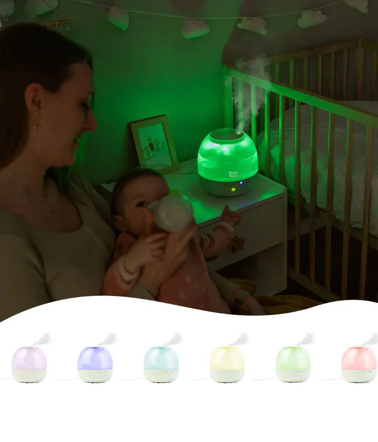 Umidificator si lampa de veghe Badabulle Bubble foto