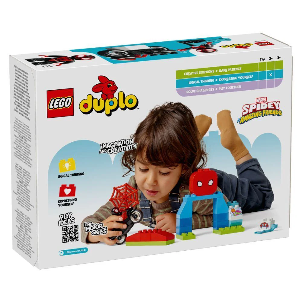 Set de constructie LEGO DUPLO Aventura pe motocicleta a lui Spin, 24 el. foto