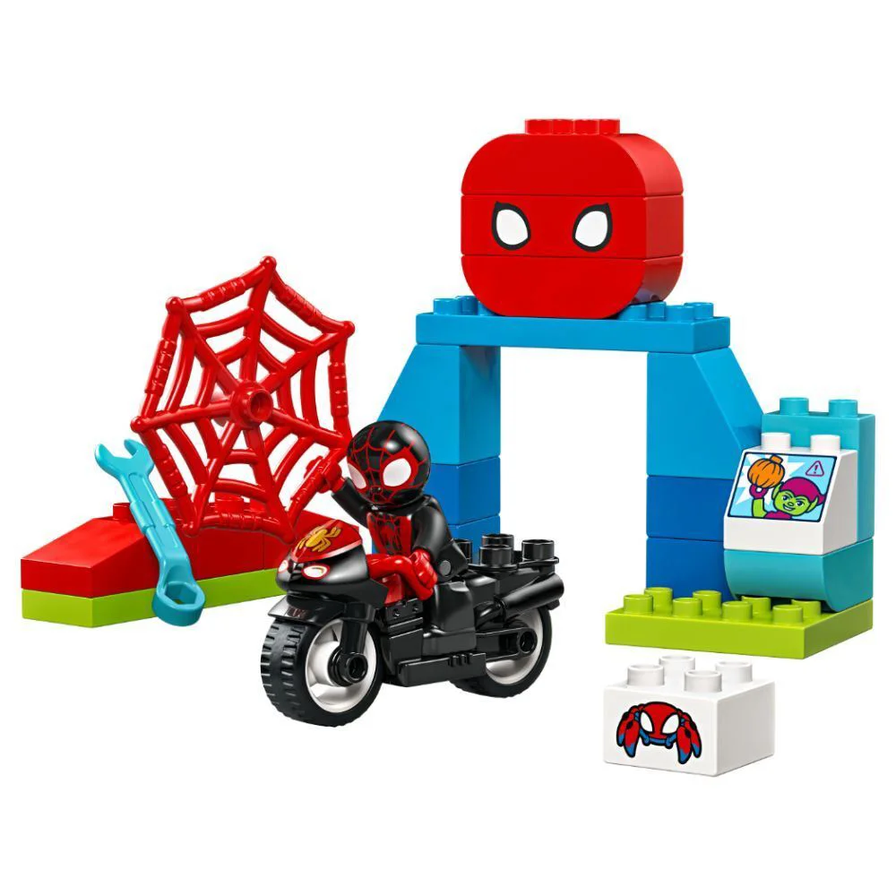 Set de constructie LEGO DUPLO Aventura pe motocicleta a lui Spin, 24 el. foto