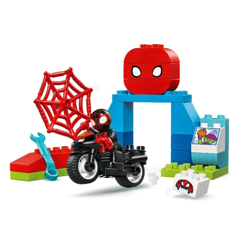 Set de constructie LEGO DUPLO Aventura pe motocicleta a lui Spin, 24 el. foto