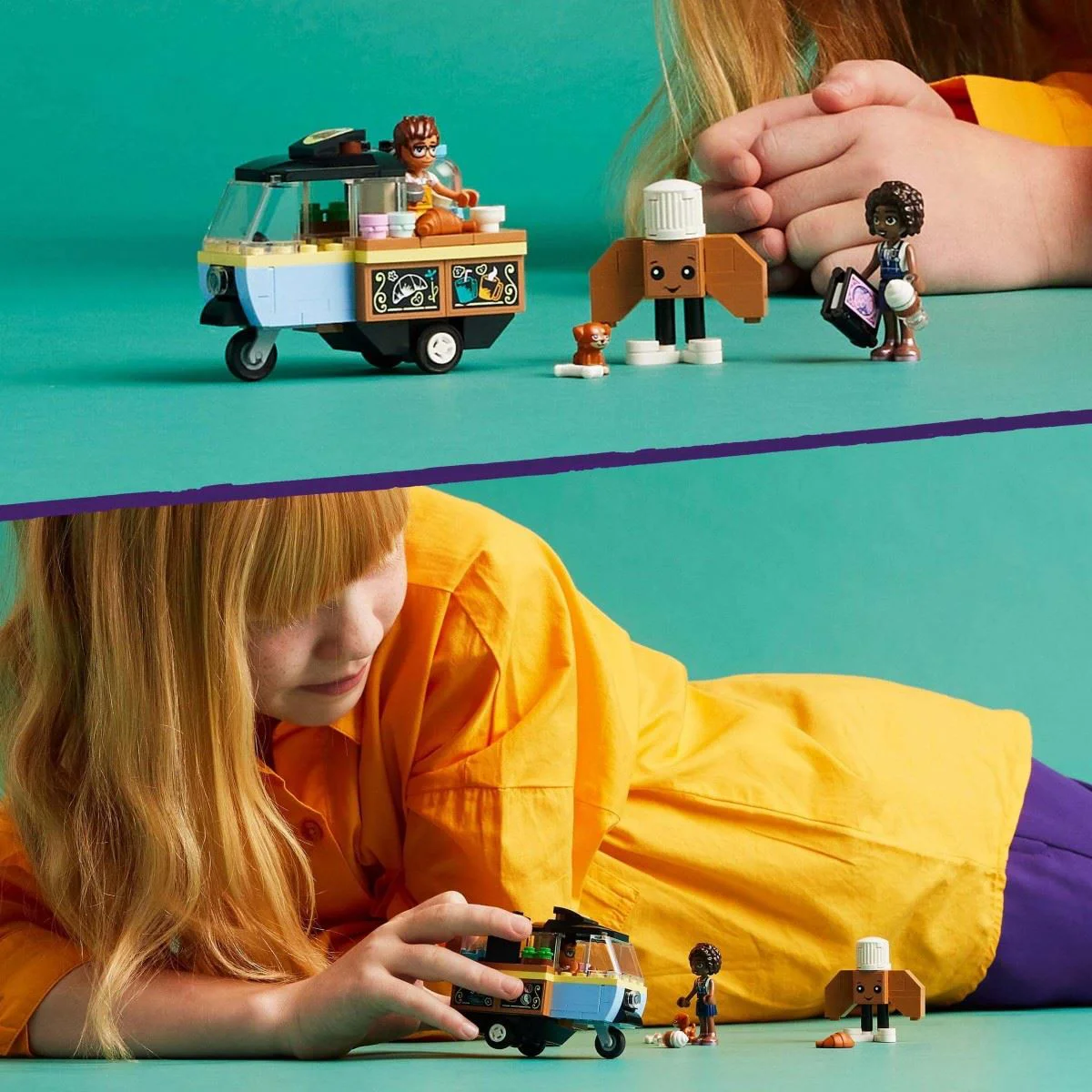 Set de constructie LEGO Friends Brutaria pe roti, 125 el. foto