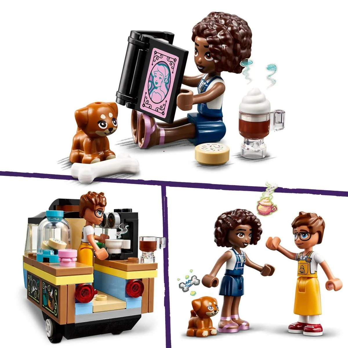 Set de constructie LEGO Friends Brutaria pe roti, 125 el. foto