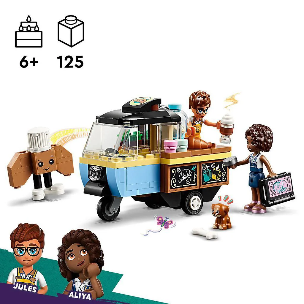 Set de constructie LEGO Friends Brutaria pe roti, 125 el. foto