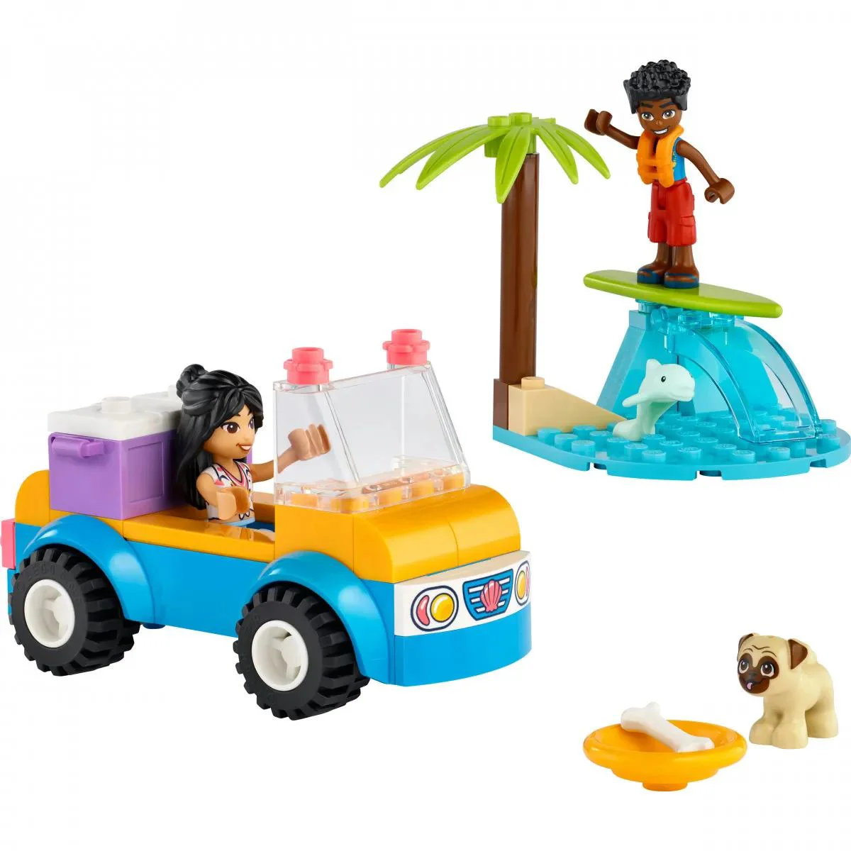 Set de constructie LEGO Friends Distractie pe plaja in buggy, 61 el. foto