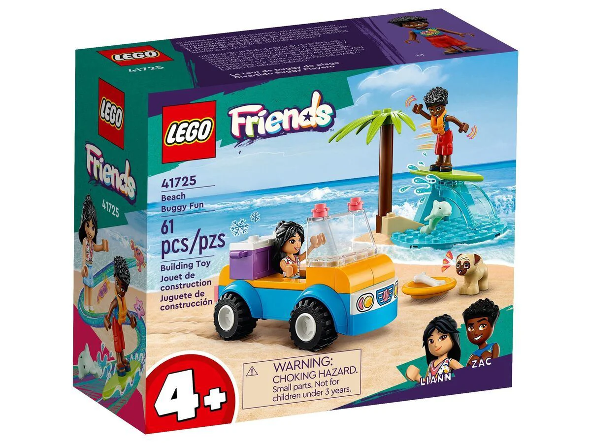 Set de constructie LEGO Friends Distractie pe plaja in buggy, 61 el. foto