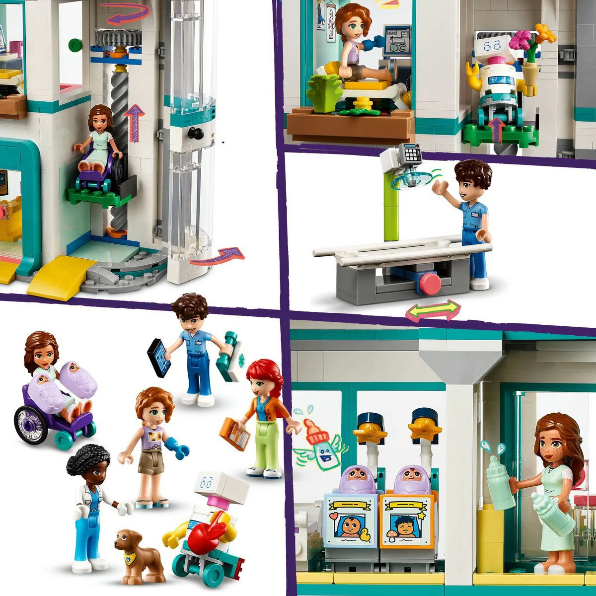 Конструктор LEGO Friends Городская больница Хартлейк, 1045 эл. foto
