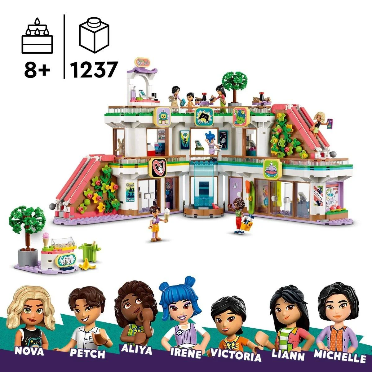 Конструктор LEGO Friends Торговый центр Хартлейк, 1237 эл. foto