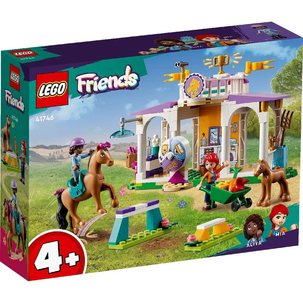 Set de constructie LEGO Friends Dresaj pentru cai, 134 el. foto