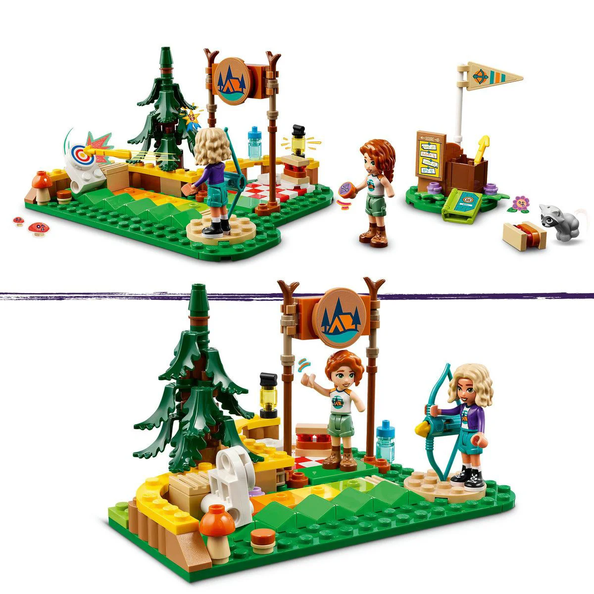 Set de constructie LEGO Friends Poligonul de tir cu arcul din tabara de aventuri, 157 el. foto