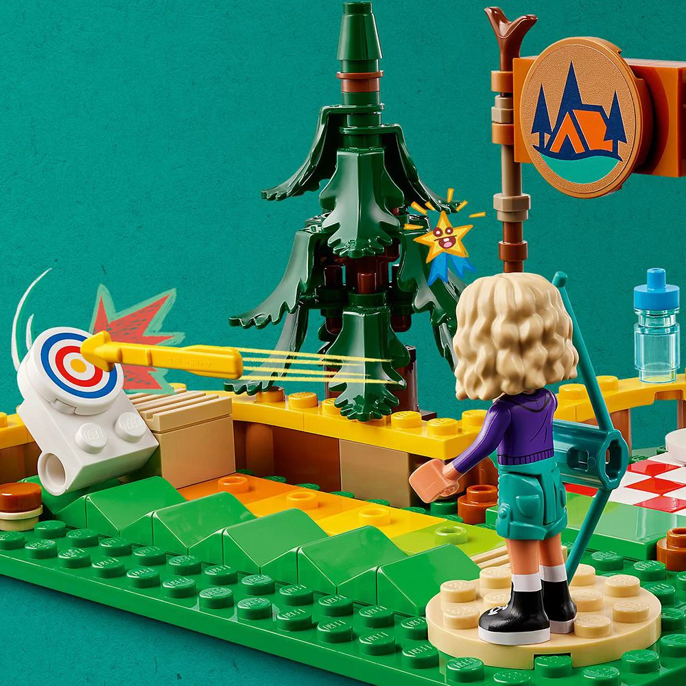 Set de constructie LEGO Friends Poligonul de tir cu arcul din tabara de aventuri, 157 el. foto