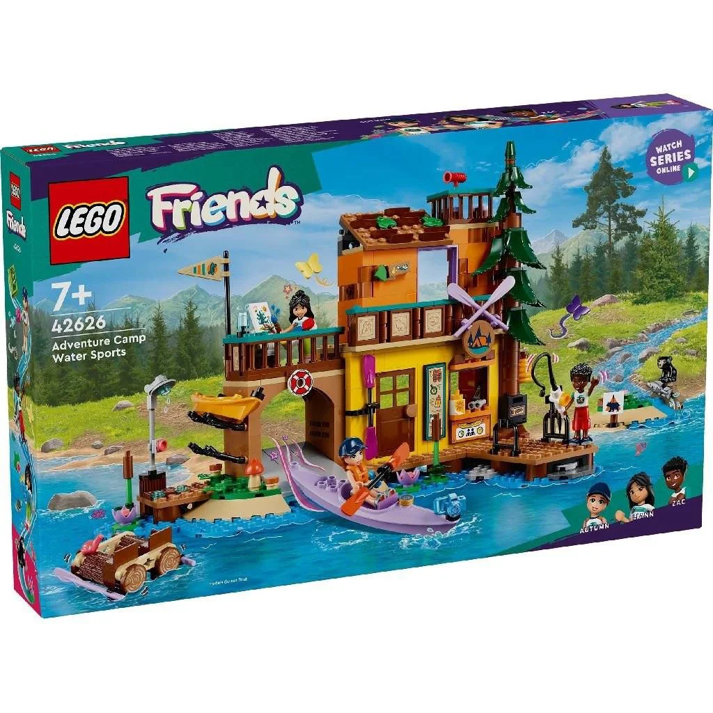 Set de constructie LEGO Friends Sporturi nautice in tabara de aventuri, 628 el. foto