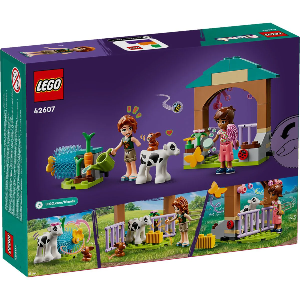 Set de constructie LEGO Friends Staul pentru vitelul lui Autumn, 79 el. foto