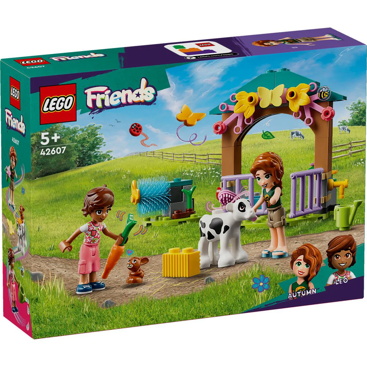 Set de constructie LEGO Friends Staul pentru vitelul lui Autumn, 79 el. foto