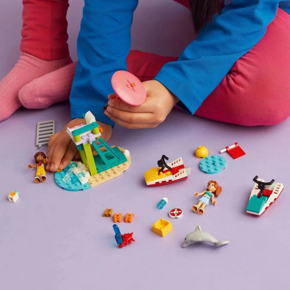 Set de constructie LEGO Friends Scuter acvatic pe litoral, 84 el. foto