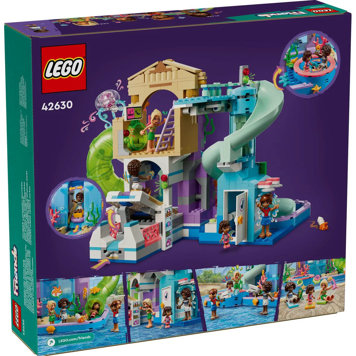 Set de constructie LEGO Friends Parc acvatic din orasul Heartlake, 814 el. foto