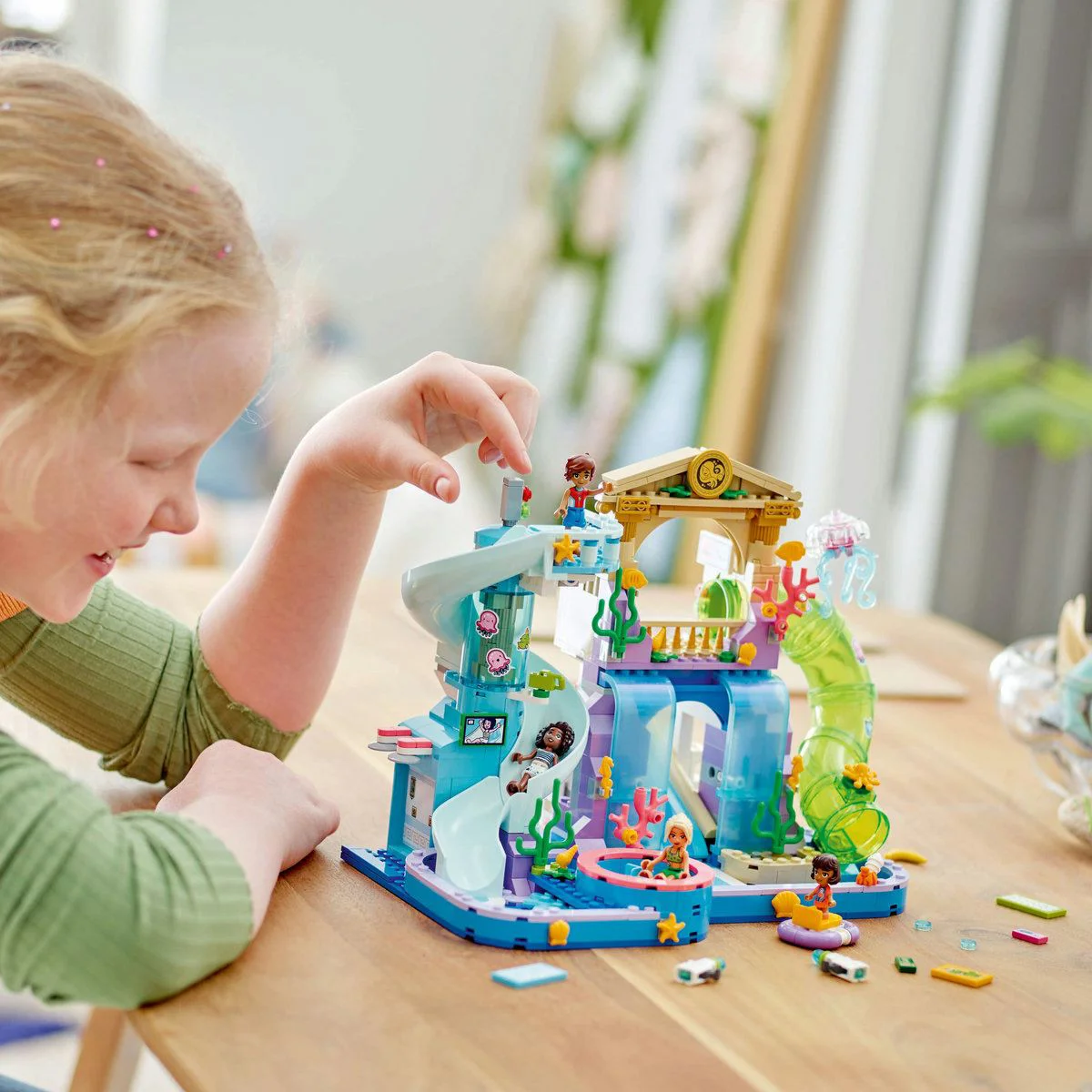 Set de constructie LEGO Friends Parc acvatic din orasul Heartlake, 814 el. foto