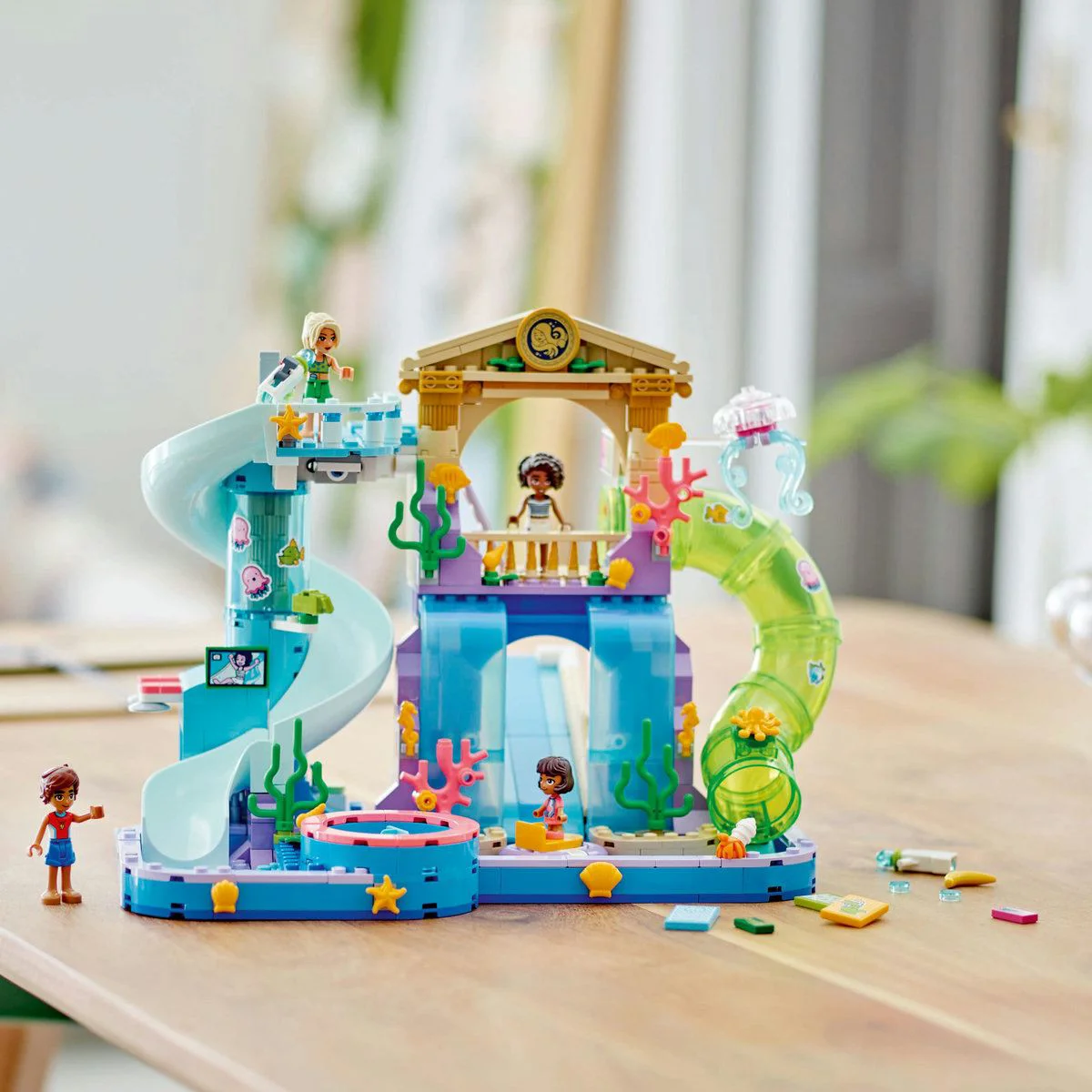 Set de constructie LEGO Friends Parc acvatic din orasul Heartlake, 814 el. foto