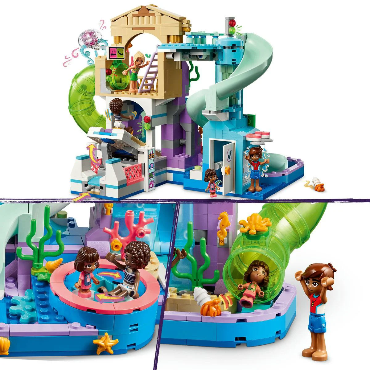 Set de constructie LEGO Friends Parc acvatic din orasul Heartlake, 814 el. foto