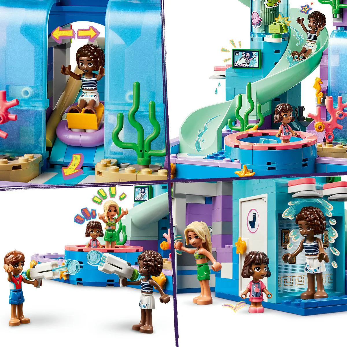 Set de constructie LEGO Friends Parc acvatic din orasul Heartlake, 814 el. foto