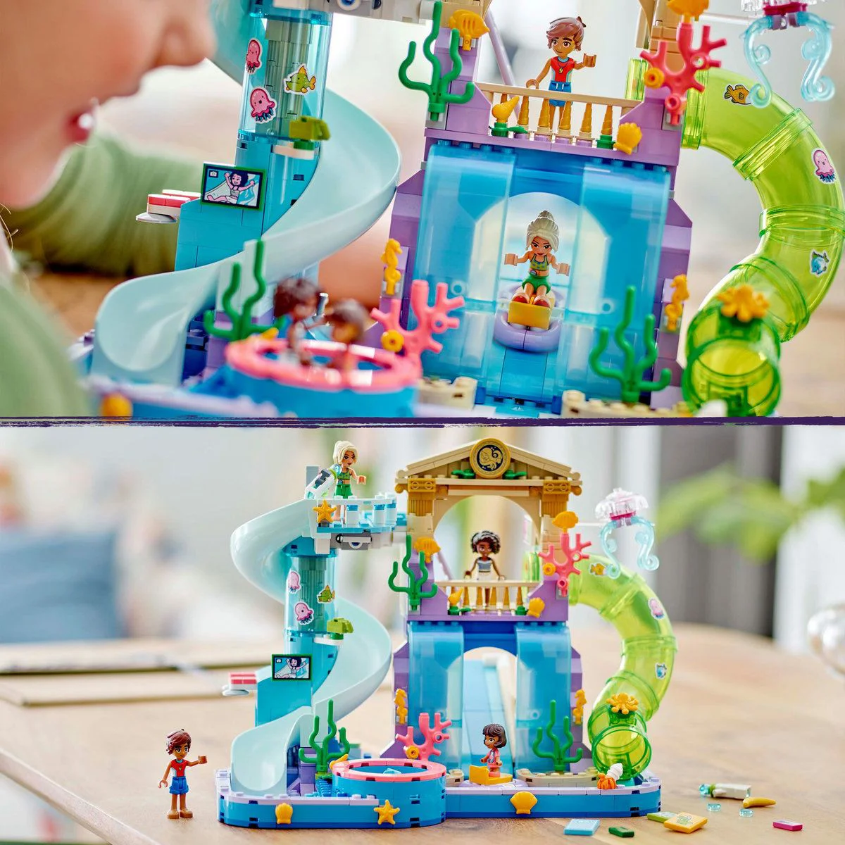 Set de constructie LEGO Friends Parc acvatic din orasul Heartlake, 814 el. foto