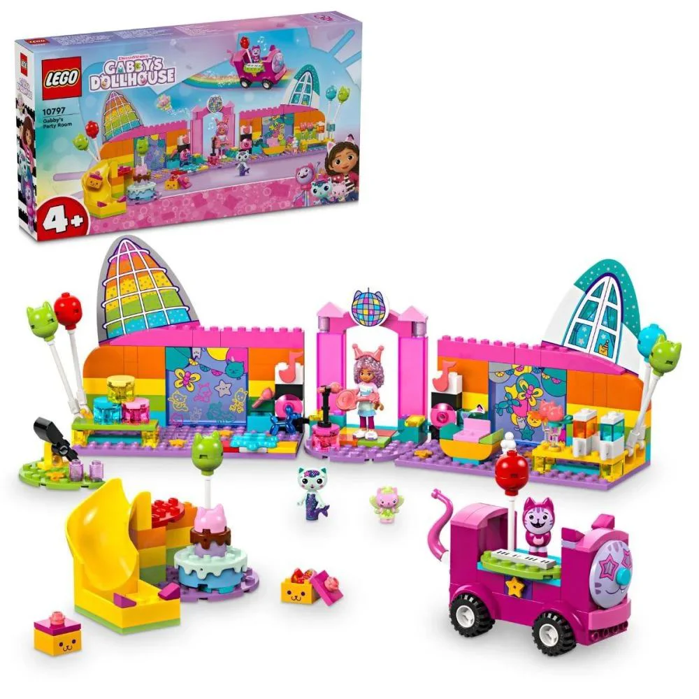 Set de constructie LEGO Gabby's Dollhouse Camera de party a lui Gabby, 252 el. foto