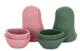 Jucarii de baie din silicon Petite&Mars Love birds Rose Green