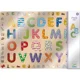 Puzzle educativ din lemn Djeco ABC, 26 piese