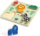Puzzle din lemn Djeco Animalute in relief foto