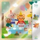 Puzzle din lemn Djeco Happy, 25 piese foto