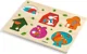 Puzzle din lemn in relief Djeco Casute foto