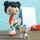 Figurine Djeco Tinyly Barbouille & Gribs foto