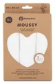 Набор из 3 муслиновых пеленок Petite&Mars Moussy Total White, 68x68 см