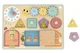 Интерактивная игрушка Tooky Toy Busyboard Doors and Gears foto