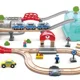 Игровой набор Hape - Поезд с коробкой для хранения foto