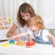 Jucarie din lemn Tooky Toy Piramida ursuletului foto