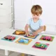 Деревянный пазл 6 в 1 Tooky Toy Транспорт, 33 эл.