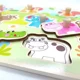 Puzzle din lemn Tooky Toy Animalute, 10 el.