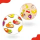 Деревянный пазл Tooky Toy Фрукты, 11 эл.