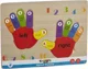 Деревянный пазл Tooky Toy Руки, 13 эл.