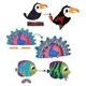 Set de creatie Tooky Toy Animale vesele, 668 el.