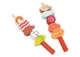 Set de joc din lemn Tooky Toy Gratar, 18 el. foto