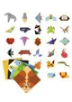 Set origami Tooky Toy Lumea animalelor, 30 modele foto