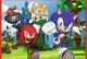 Puzzle Trefl 4 in 1 Aventurile lui Sonic foto