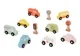 Set de jucarie din lemn Tooky Toy Vehicule de serviciu foto