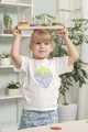 Sorter din lemn Tooky Toy Forme, 13 el. foto