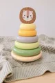Деревянная игрушка Tooky Toy Пирамида Лев, 7 эл. foto