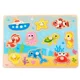 Деревянный пазл Tooky Toy Морские животные, 11 эл.