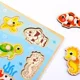 Деревянный пазл Tooky Toy Морские животные, 11 эл.